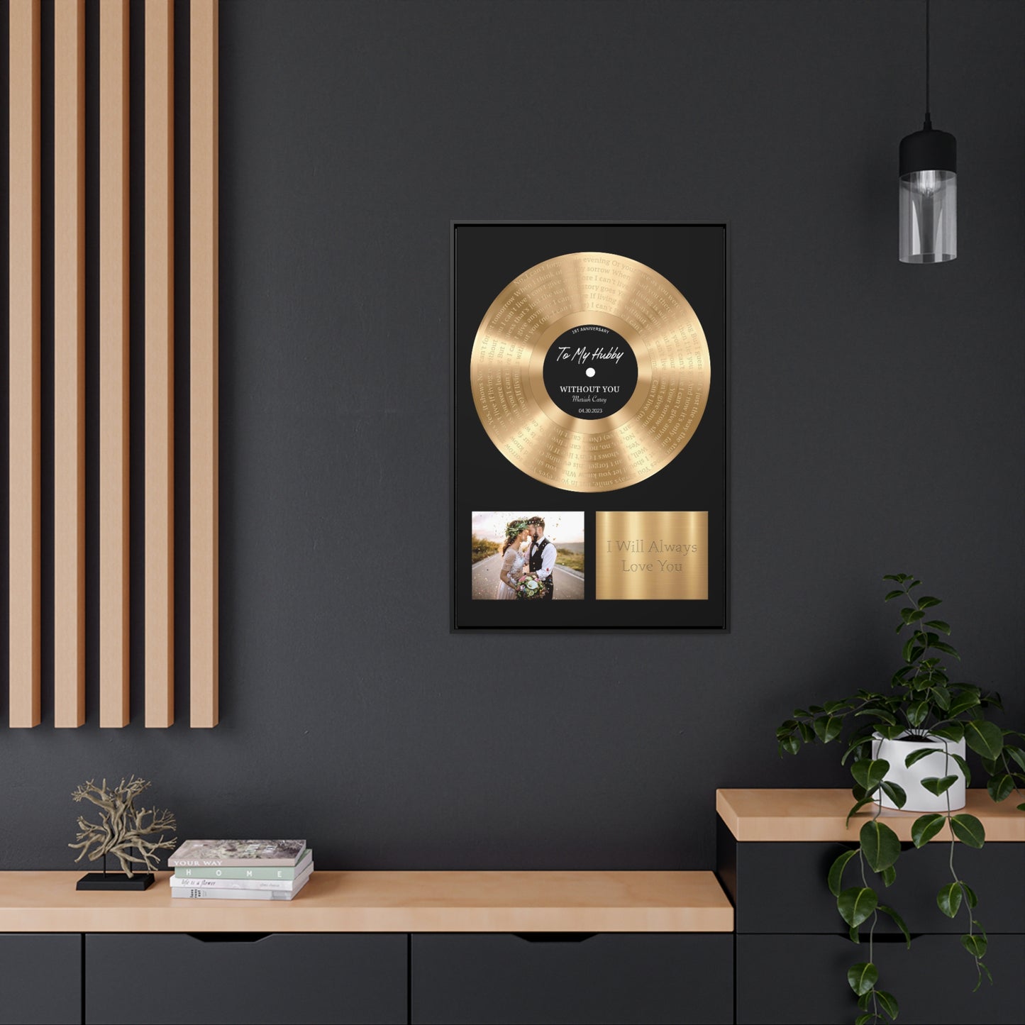 First Dance Lyrics On Canvas