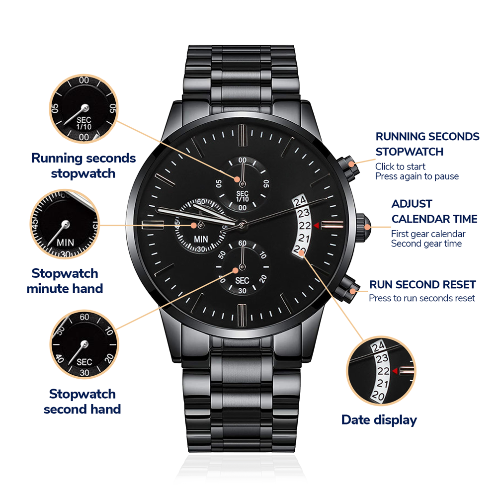 Star Map Anniversary Gift For Him Engraved Stainless Watch Night Sky 1st Anniversary Gift