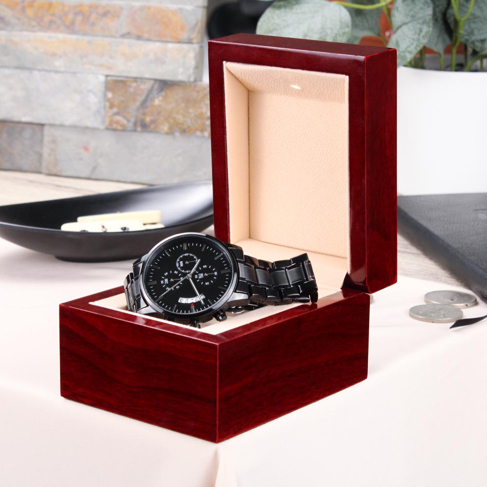Star Map Anniversary Gift For Him Engraved Stainless Watch Night Sky 1st Anniversary Gift