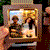 HuggingFrame - Hand-Crank Animation Machine with Hugging Animation, Long Distance Gift For Boyfriend/ Girlfriend/ Family